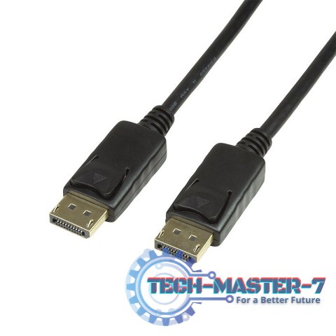 Kabel DisplayPort 1.2 M/M, 4K2K, 5m, czarny Kabel DisplayPort 1.2 M/M, 4K2K, 5m, czarny