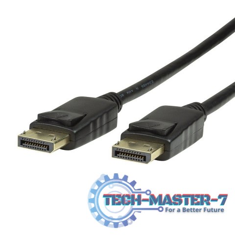 Kabel DisplayPort 1.2 M/M, 4K2K, 5m, czarny Kabel DisplayPort 1.2 M/M, 4K2K, 5m, czarny