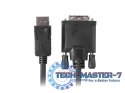 Kabel DisplayPort - DVI-D(24+1) M/M 3m czarny Kabel DisplayPort - DVI-D(24+1) M/M 3m czarny