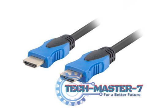 Kabel Premium HDMI-HDMI M/M v2.0 1.8m czarny 4K 60Hz, pełna miedź Kabel Premium HDMI-HDMI M/M v2.0 1.8m czarny 4K 60Hz, pełna miedź
