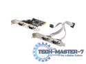 Karta PCI Express - COM 9Pin x4 + Śledzie Low Profile Karta PCI Express - COM 9Pin x4 + Śledzie Low Profile