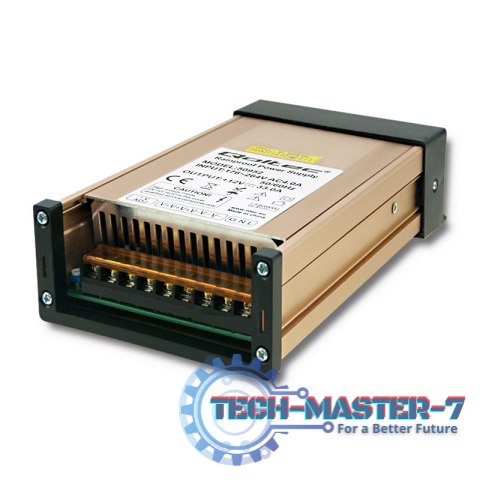 Zasilacz impulsowy LED | IP45 | 400W | 12V | 33A | Wodoodporny Zasilacz impulsowy LED | IP45 | 400W | 12V | 33A | Wodoodporny