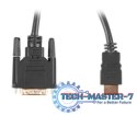 Kabel HDMI(M)-DVI-D(M) DUAL LINK 3 M czarny Kabel HDMI(M)-DVI-D(M) DUAL LINK 3 M czarny