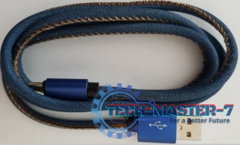 Kabel USB 8 pin premium jeans 2 m Kabel USB 8 pin premium jeans 2 m