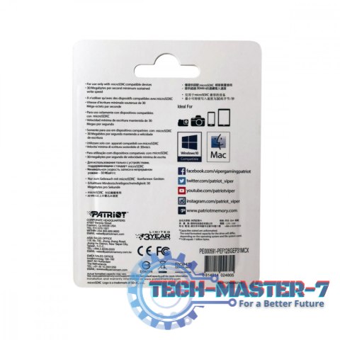 Karta microSDXC 128GB V30 Karta microSDXC 128GB V30