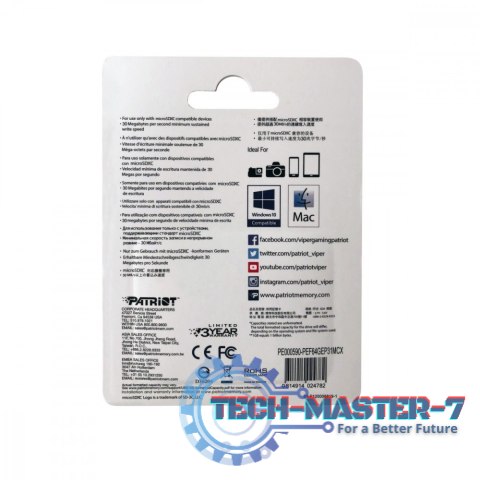 Karta microSDXC 64GB V30 Karta microSDXC 64GB V30