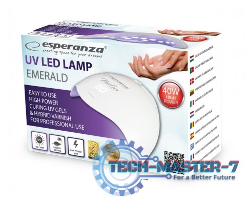 Lampa UV LED lakier hybrydowy 40W Amber Lampa UV LED lakier hybrydowy 40W Amber