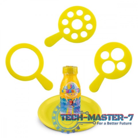 Zestaw Big Płyn 250 ml, podstawka i 3 obręcze Zestaw Big Płyn 250 ml, podstawka i 3 obręcze