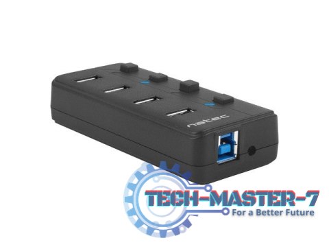 Hub USB 4 porty Mantis 2 USB 3.0 z włącznikiem + zasilacz Hub USB 4 porty Mantis 2 USB 3.0 z włącznikiem + zasilacz