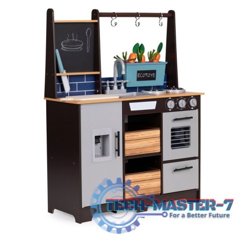 Duża drewniana kuchnia dla dzieci akcesoria ECOTOYS ECOTOYS Duża drewniana kuchnia dla dzieci akcesoria ECOTOYS ECOTOYS