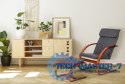 Fotel fiński bujany z podnóżkiem finka leżanka do salonu ModernHome ModernHome