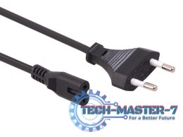 Kabel zasilający MACLEAN IEC C7 - Wtyczka typ C 3m. MCTV-810