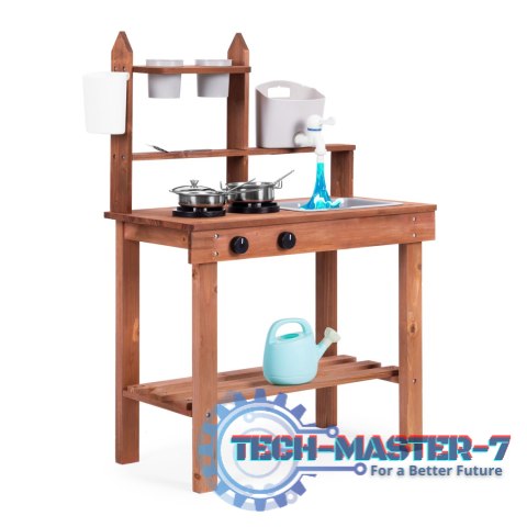 Kuchnia błotna dla dzieci outdoor z drewna jodłowego ECOTOYS ECOTOYS Kuchnia błotna dla dzieci outdoor z drewna jodłowego ECOTOYS ECOTOYS