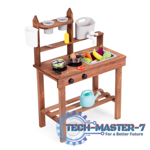 Kuchnia błotna dla dzieci outdoor z drewna jodłowego ECOTOYS ECOTOYS Kuchnia błotna dla dzieci outdoor z drewna jodłowego ECOTOYS ECOTOYS
