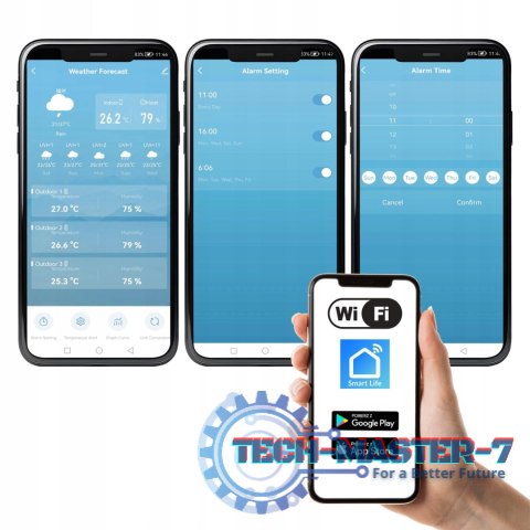Stacja pogodowa WIFI z prognozą pogody METEO Stacja pogodowa WIFI z prognozą pogody METEO