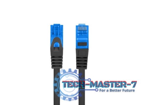 Patchcord kat.6a S/FTP CCA 1.0m Czarny Patchcord kat.6a S/FTP CCA 1.0m Czarny