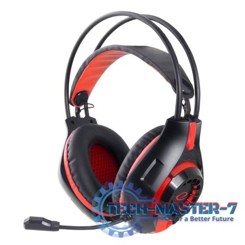 Słuchawki z mikrofonem gaming Deathstrike Czerwone Słuchawki z mikrofonem gaming Deathstrike Czerwone