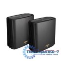 Zestaw ZenWiFi XT8 AX6600 2-pack czarny Zestaw ZenWiFi XT8 AX6600 2-pack czarny
