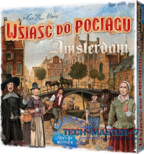 Gra Wsiąść do Pociągu: Amsterdam Gra Wsiąść do Pociągu: Amsterdam