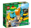 Klocki DUPLO 10931 Ciężarówka i koparka gąsienicowa