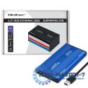 Obudowa na dysk HDD/SSD 2.5 cala SATA3 | USB 3.0 | Niebieska Obudowa na dysk HDD/SSD 2.5 cala SATA3 | USB 3.0 | Niebieska