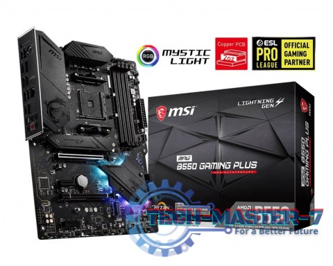 Płyta główna MPG B550 GAMING PLUS AM4 4DDR4 HDMI/DP ATX Płyta główna MPG B550 GAMING PLUS AM4 4DDR4 HDMI/DP ATX
