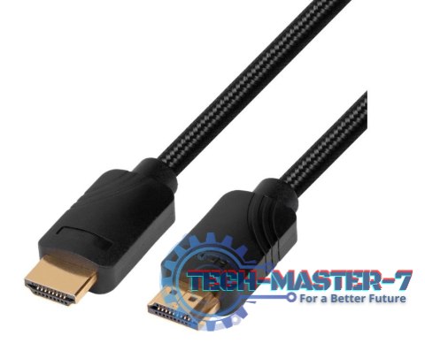 Kabel HDMI v 2.1 premium 2 m 8K Czarny Stworzony dla graczy Kabel HDMI v 2.1 premium 2 m 8K Czarny Stworzony dla graczy