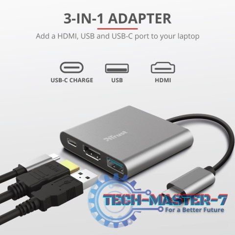 DALYX adapter USB C 3w1 DALYX adapter USB C 3w1
