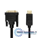 Kabel DisplayPort 1.2 do DVI 2m Czarny Kabel DisplayPort 1.2 do DVI 2m Czarny