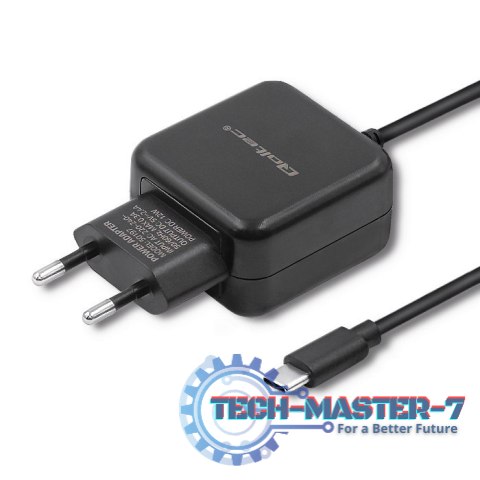 Ładowarka sieciowa 5V | 2.4A | 12W | USB typ C | Czarna Ładowarka sieciowa 5V | 2.4A | 12W | USB typ C | Czarna