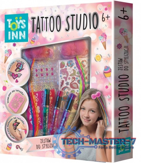 Zestaw do włosów Tatoo studio z warkoczykami Zestaw do włosów Tatoo studio z warkoczykami