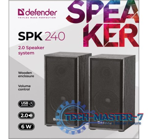 Głośniki przewodowe drewniane SPK-240 2.0 Głośniki przewodowe drewniane SPK-240 2.0