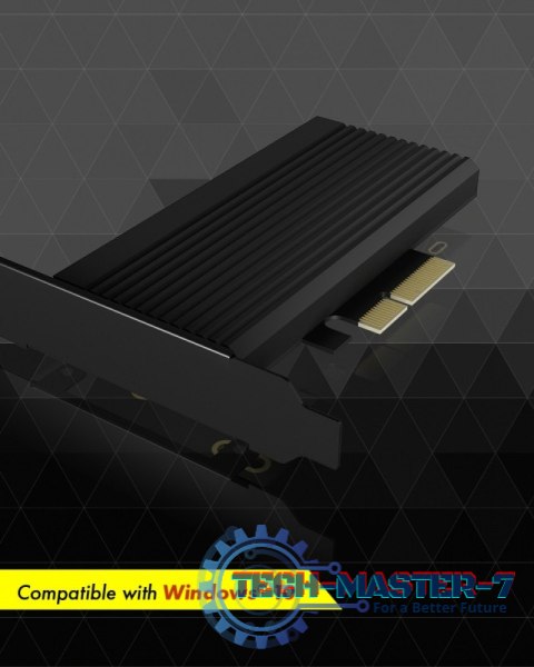 Karta PCI na M.2 SSD NVMe IB-PCI208-HS z radiatorem Karta PCI na M.2 SSD NVMe IB-PCI208-HS z radiatorem