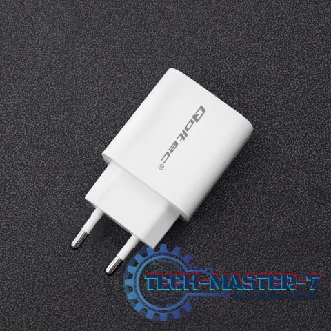 Ładowarka sieciowa | 18W | 5-12V | 1.5-3A | USB typ C PD | USB QC 3.0 | Biała Ładowarka sieciowa | 18W | 5-12V | 1.5-3A | USB typ C PD | USB QC 3.0 | Biała