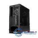 Obudowa S5 Black ATX Mid Tower PC Case RGB fan TG