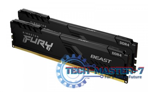 Pamięć DDR4 FURY Beast 32GB(2*16GB)/3200 CL16 1Gx8 Pamięć DDR4 FURY Beast 32GB(2*16GB)/3200 CL16 1Gx8