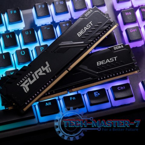 Pamięć DDR4 FURY Beast 32GB(2*16GB)/3200 CL16 1Gx8 Pamięć DDR4 FURY Beast 32GB(2*16GB)/3200 CL16 1Gx8