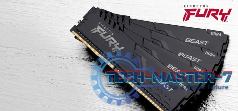 Pamięć DDR4 FURY Beast 32GB(2*16GB)/3200 CL16 1Gx8 Pamięć DDR4 FURY Beast 32GB(2*16GB)/3200 CL16 1Gx8