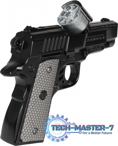 Pistolet policyjny metalowy 8 naboi Gonher Pistolet policyjny metalowy 8 naboi Gonher