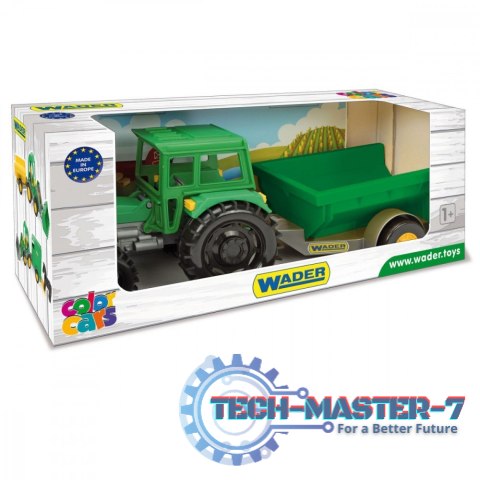 Farmer traktor z przyczepą w kartonie Farmer traktor z przyczepą w kartonie