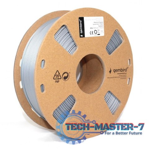 Filament drukarki 3D PLA PLUS/1.75mm/srebrny Filament drukarki 3D PLA PLUS/1.75mm/srebrny