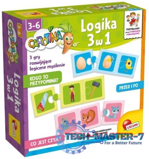 Gra Carotina Logika 3w1 Gra Carotina Logika 3w1