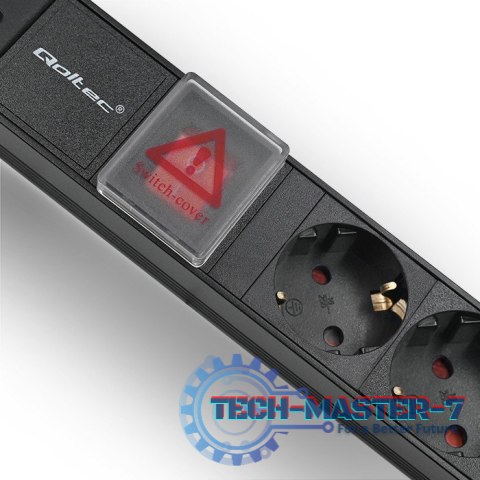 Listwa zasilająca do szafy RACK 1U | 16A | PDU | 6xSCHUKO | 2m Listwa zasilająca do szafy RACK 1U | 16A | PDU | 6xSCHUKO | 2m