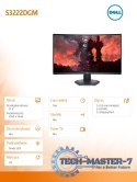 Monitor S3222DGM 31,5 cali VA 2560x1440/2xHDMI/DP/3Y Monitor S3222DGM 31,5 cali VA 2560x1440/2xHDMI/DP/3Y