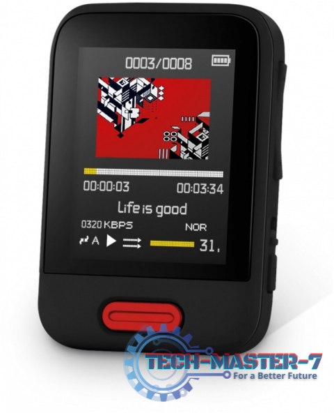 Odtwarzacz MP3 MP4 SFP 7716RD 16GB Bluetooth wyświetlacz 1,8 cala Odtwarzacz MP3 MP4 SFP 7716RD 16GB Bluetooth wyświetlacz 1,8 cala