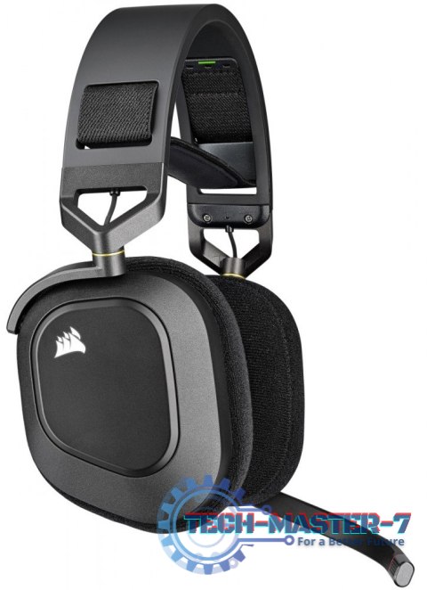 Słuchawki bezprzewodowe HS80 RGB Carbon Słuchawki bezprzewodowe HS80 RGB Carbon