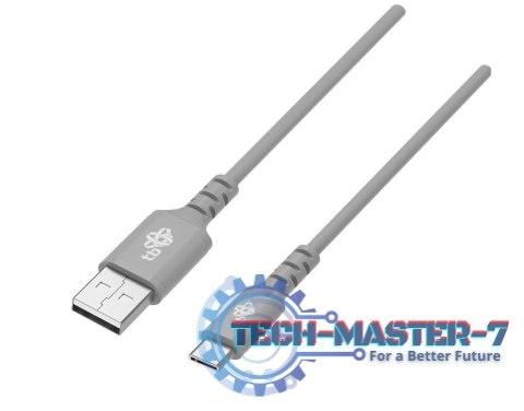 Kabel USB-USB C 2m silikonowy szary Quick Charge Kabel USB-USB C 2m silikonowy szary Quick Charge