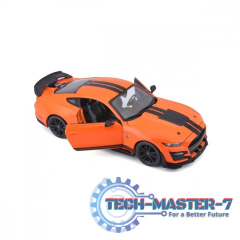 Model kompozytowy 2020 Mustang Shelby GT500 pomarańczowy 1:24 Model kompozytowy 2020 Mustang Shelby GT500 pomarańczowy 1:24