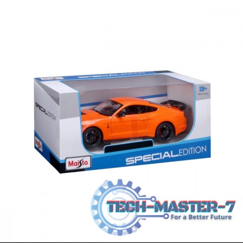Model kompozytowy 2020 Mustang Shelby GT500 pomarańczowy 1:24 Model kompozytowy 2020 Mustang Shelby GT500 pomarańczowy 1:24