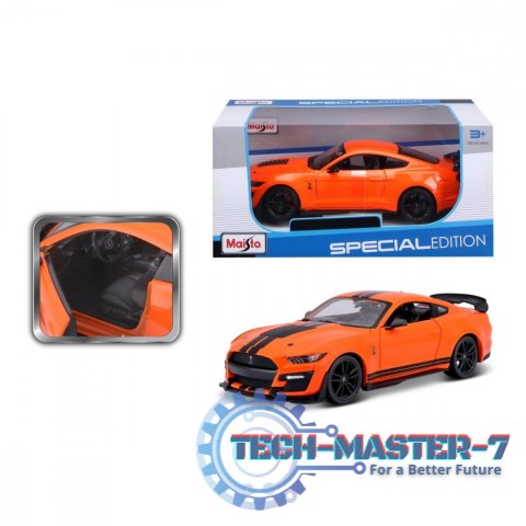 Model kompozytowy 2020 Mustang Shelby GT500 pomarańczowy 1:24 Model kompozytowy 2020 Mustang Shelby GT500 pomarańczowy 1:24